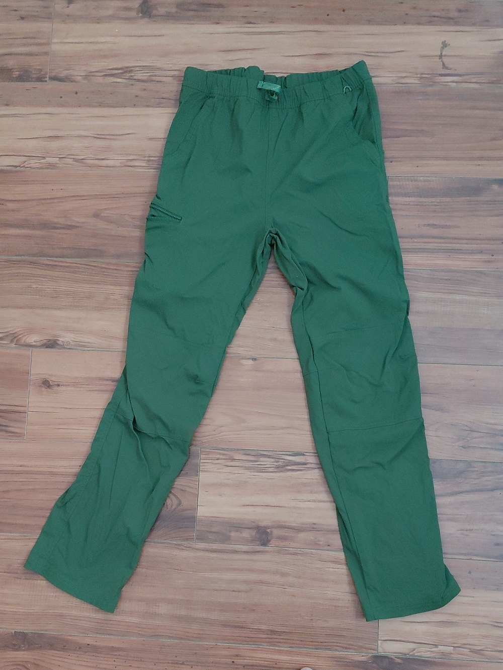 REI Unisex Green Kids Outdoor Stretch Pants